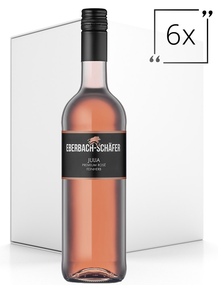Eberbach-Schäfer 23er JULIA Premium Rosé feinherb 6x0,75 l 