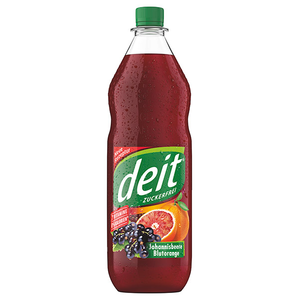 deit Johannisbeere Blutorange zuckerfrei 12x1,0 l