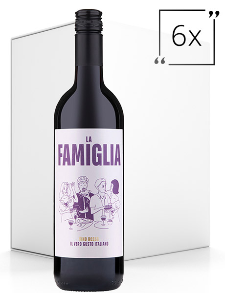 La Famiglia Vino Rosso 6x1,0l 