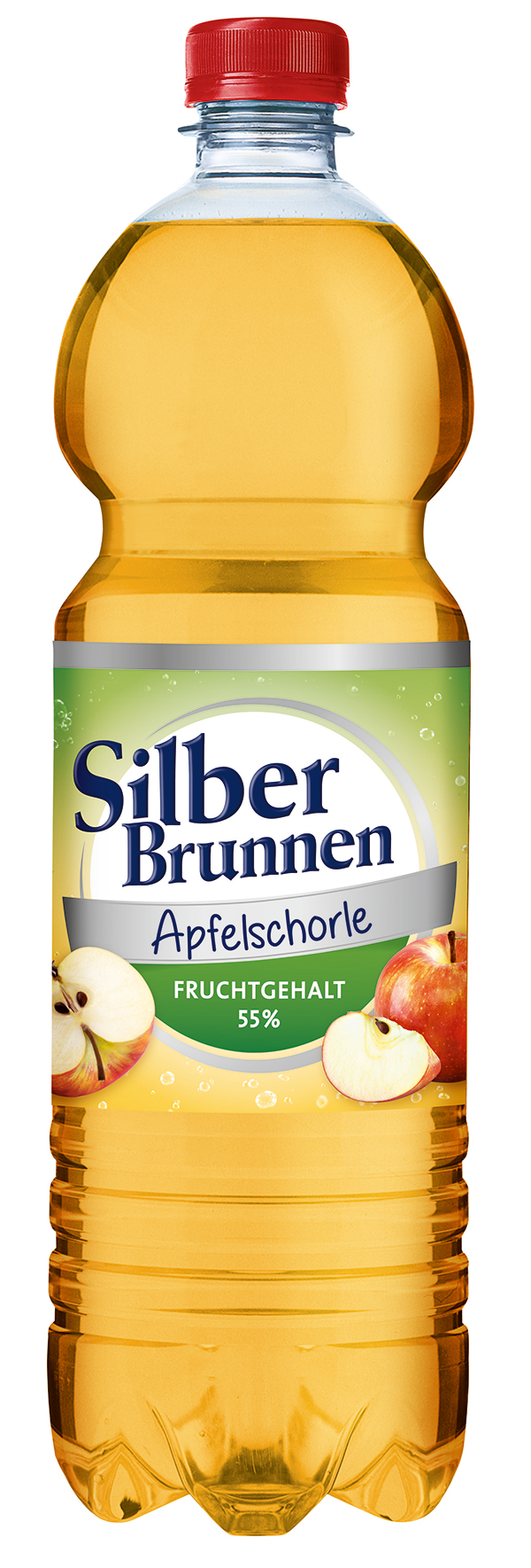 Silberbrunnen Apfelschorle 9x1,0 L