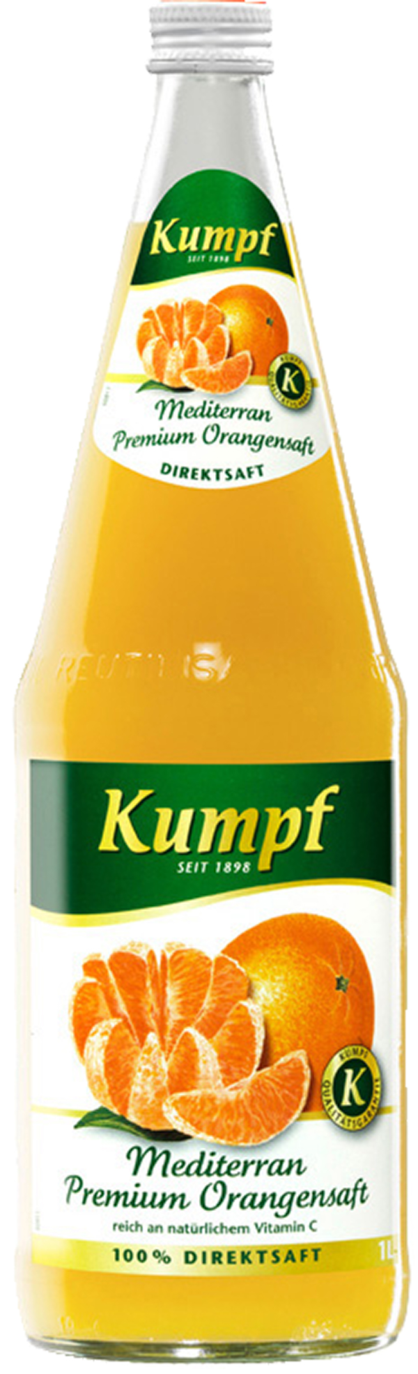 Kumpf Mediterran Premium Orangensaft (Direktsaft) 6x1.0 l