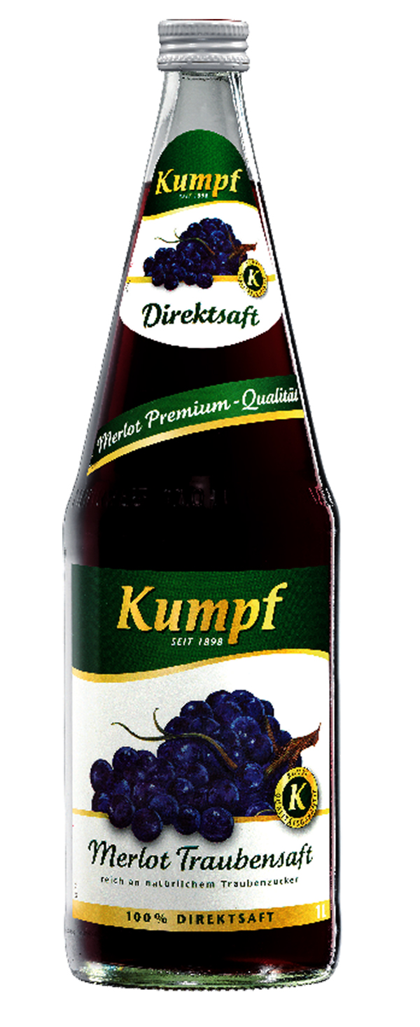 Kumpf Merlot Traubensaft (Direktsaft) 6x1.0 l