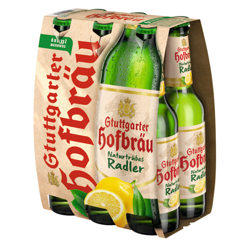 Stuttgarter Hofbräu Radler naturtrüb 6x0,33 l
