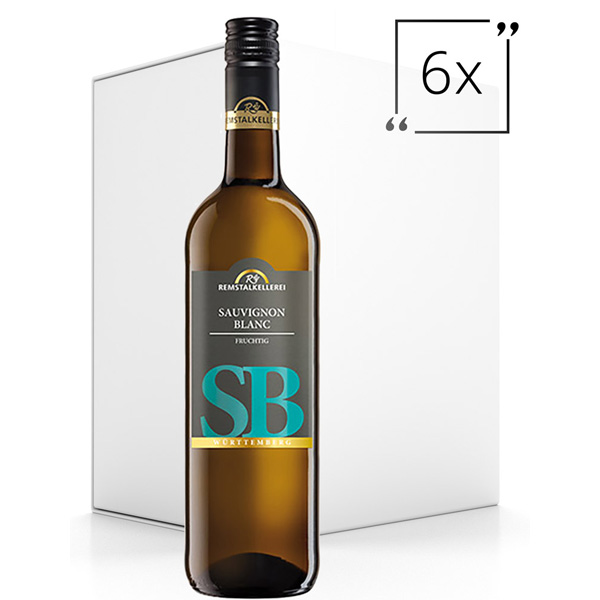 Remstalkellerei Sauvignon Blanc "SB" fruchtig 6x0,75 l
