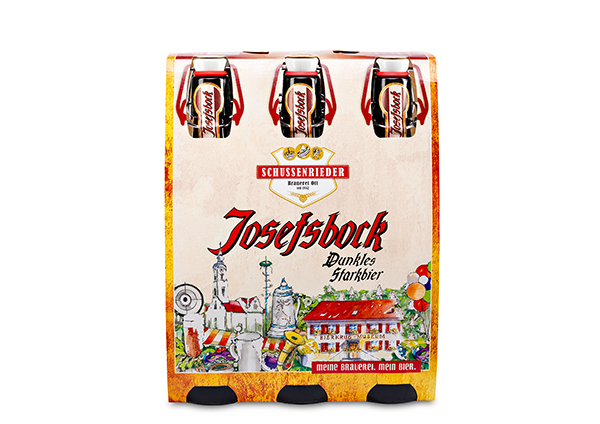 Schussenrieder Josefsbock Dunkles Starkbier 6x0,5 l Bügel